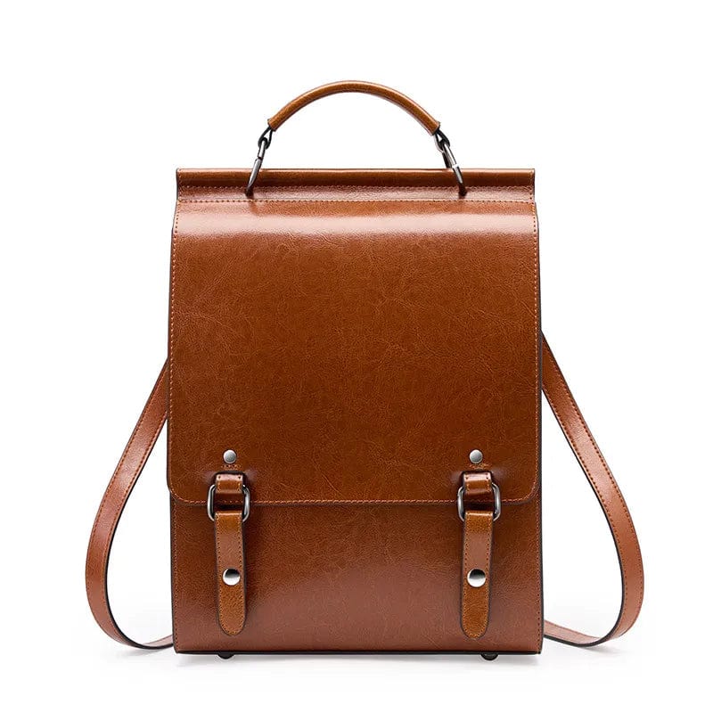 sac-a-dos-marron-a-boucles-vintage-minimaliste