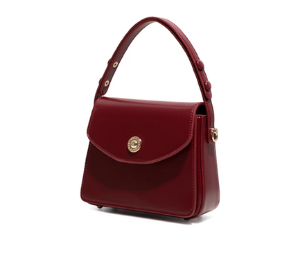Petit sac à main avec détail floral doré