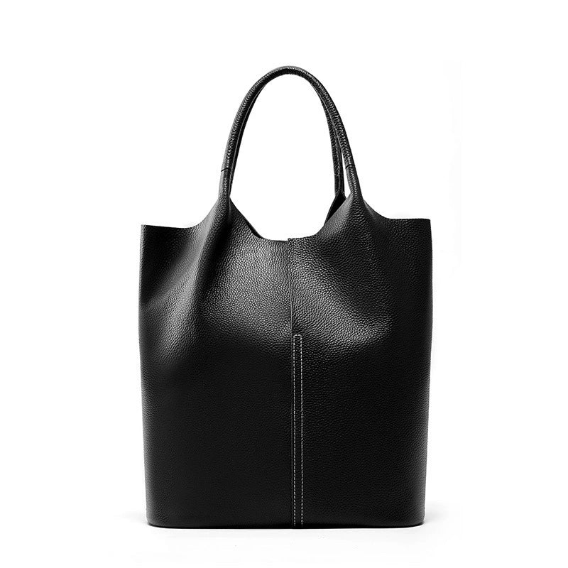 Grand cabas minimaliste avec poignée double