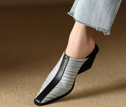 mules-feminines-talon-compense-pointe-effilee