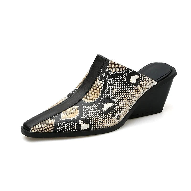 mules-feminines-talon-compense-pointe-effilee