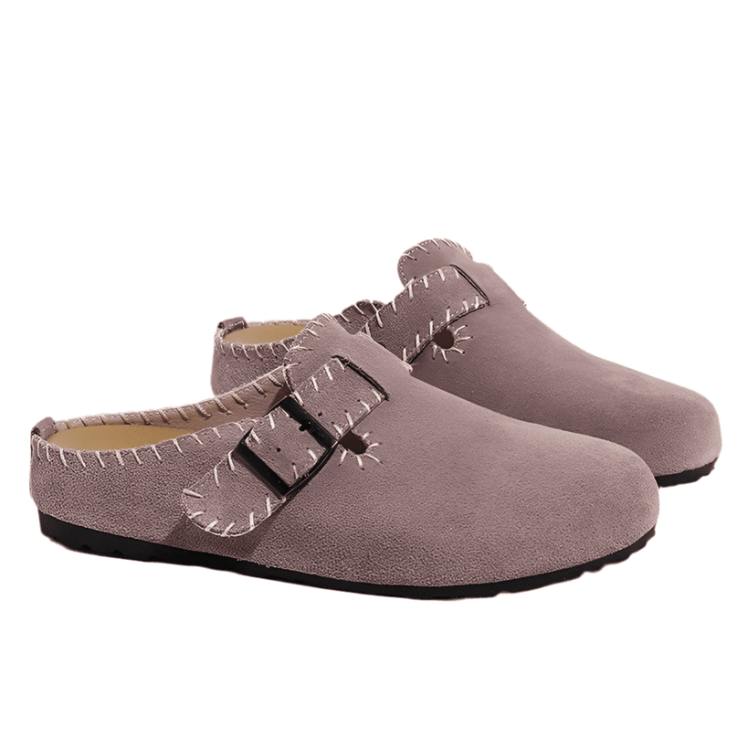 mules-taupe-couture-apparente-boucle