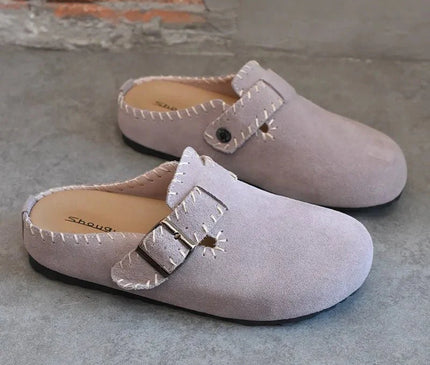 mules-taupe-couture-apparente-boucle