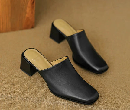 mule-femme-bout-carre-talon-moyen