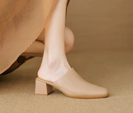 mule-femme-bout-carre-talon-moyen