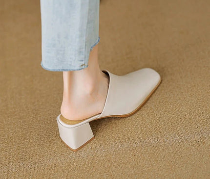 mule-femme-bout-carre-talon-moyen