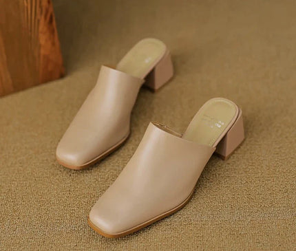 mule-femme-bout-carre-talon-moyen