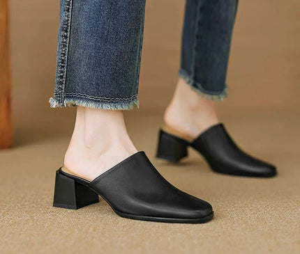 mule-femme-bout-carre-talon-moyen
