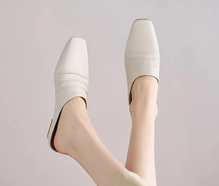 mule-femme-marron-minimaliste-bout-pointu