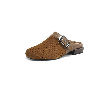 sabot-minimaliste-beige-bride-perforations