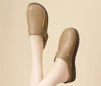 mules-minimalistes-beige-boucle-doree