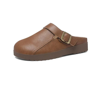 mules-minimalistes-beige-boucle-doree