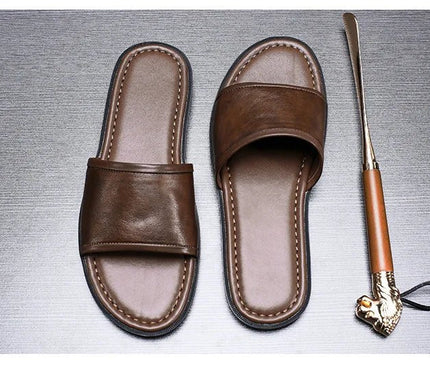 mule-marron-minimaliste-homme-ligne-epuree
