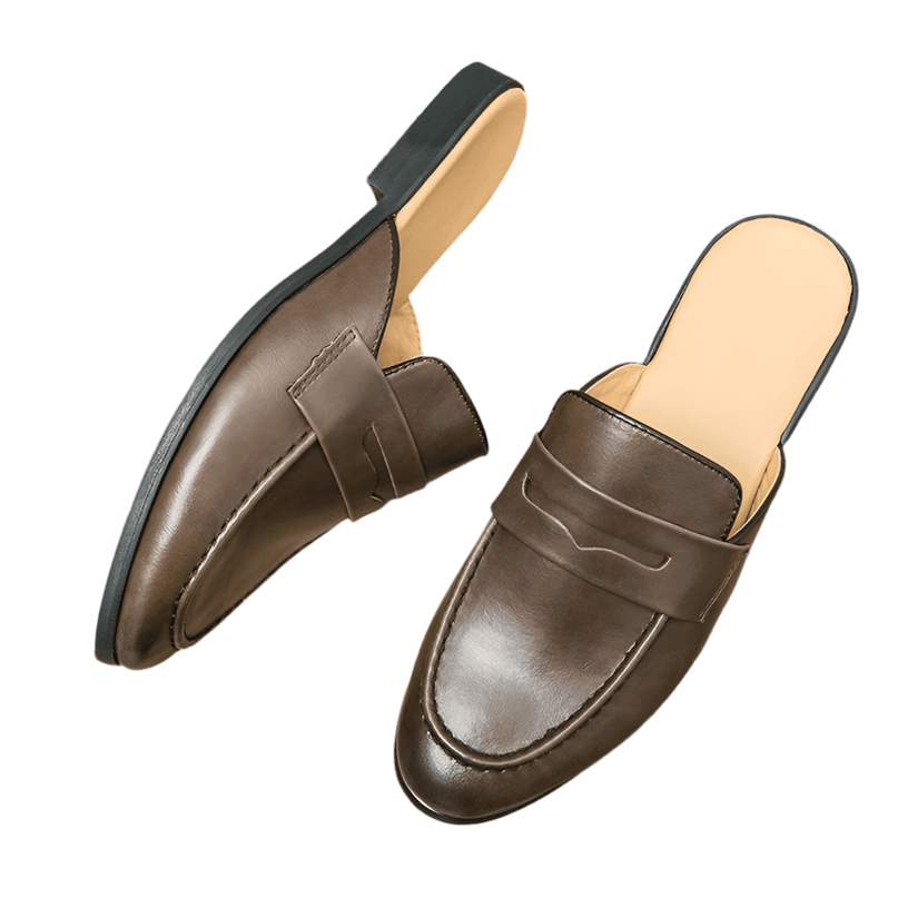 mules-marron-design-minimaliste-semi-ouvert