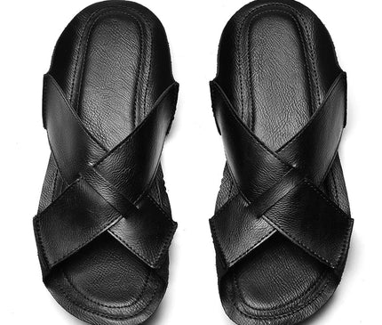 sandales-croisees-marron-style-rustique