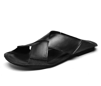 sandales-croisees-marron-style-rustique