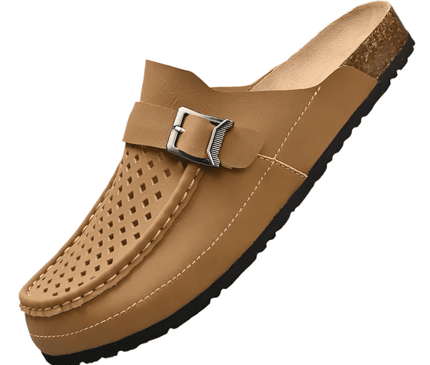 sabot-moderne-ajoure-boucle-argentee