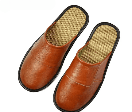 chaussons-rustiques-noirs-semelle-naturelle
