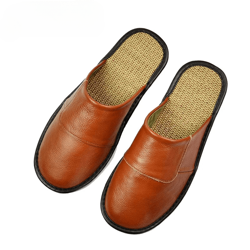 chaussons-rustiques-noirs-semelle-naturelle