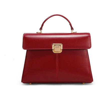 sac-a-main-rouge-boucle-doree-minimaliste