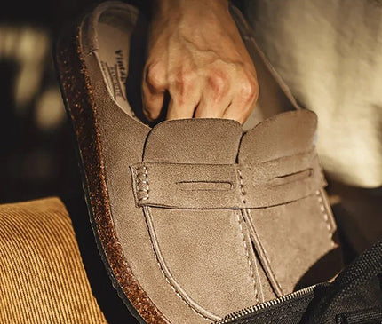 sabot-beige-retro-semelle-liege-texture