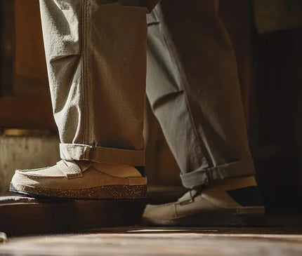 sabot-beige-retro-semelle-liege-texture