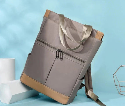 sac-a-dos-bleu-beige-urbain-moderne