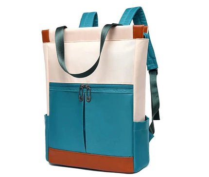 sac-a-dos-bleu-beige-urbain-moderne