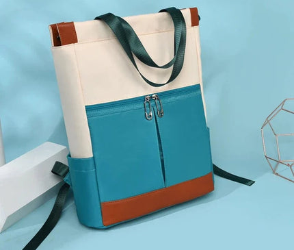 sac-a-dos-bleu-beige-urbain-moderne