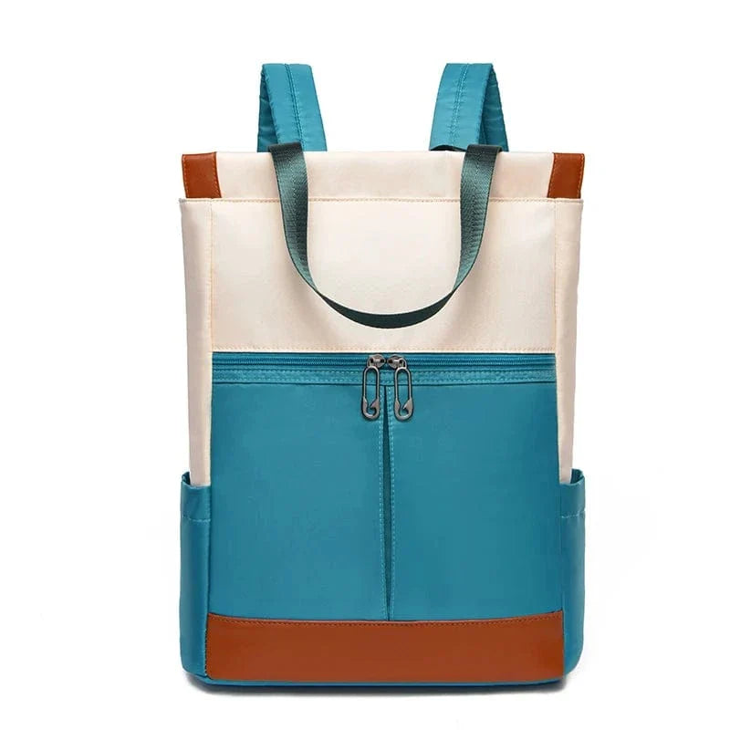 sac-a-dos-bleu-beige-urbain-moderne