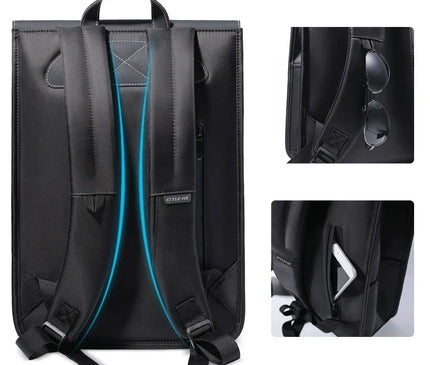 sac-a-dos-nylon-noir-port-usb-ordinateur-15-6-pouces