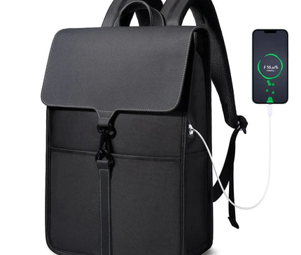 sac-a-dos-nylon-noir-port-usb-ordinateur-15-6-pouces