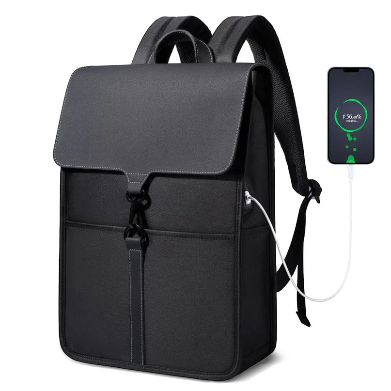 sac-a-dos-nylon-noir-port-usb-ordinateur-15-6-pouces