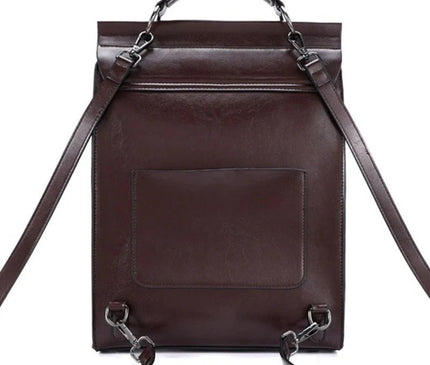 sac-a-dos-rigide-marron-avec-boucles-metalliques-design-retro-structure