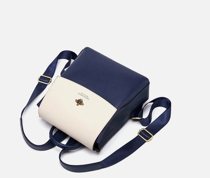 sac-a-dos-bleu-blanc-detail-abeille-doree