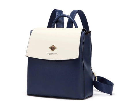sac-a-dos-bleu-blanc-detail-abeille-doree