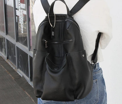 sac-a-dos-noir-souple-pochette