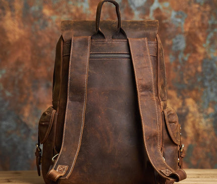 sac-a-dos-artisanal-cuir-patine-grandes-capacites