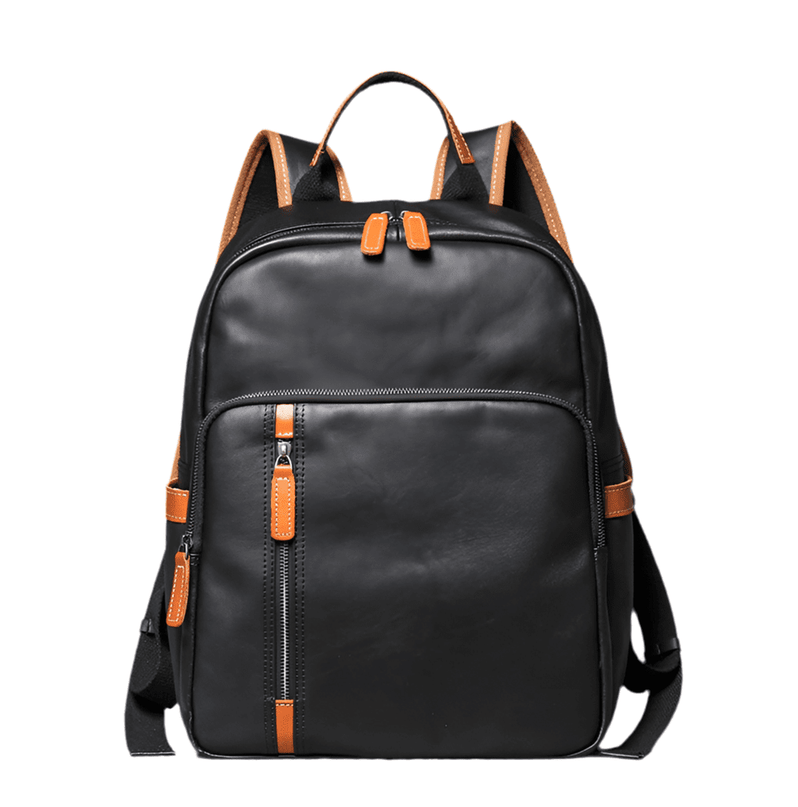 sac-a-dos-vert-olive-poche-frontale-zippee-details-marron