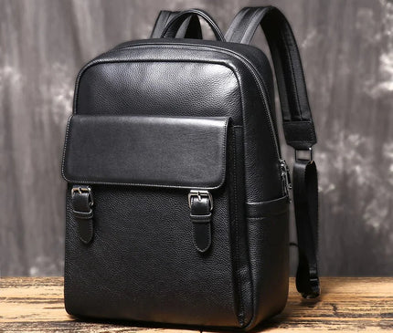 sac-a-dos-noir-structure-avec-compartiment-special-portable