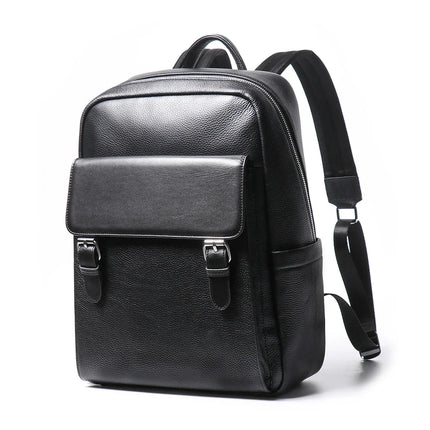 sac-a-dos-noir-structure-avec-compartiment-special-portable