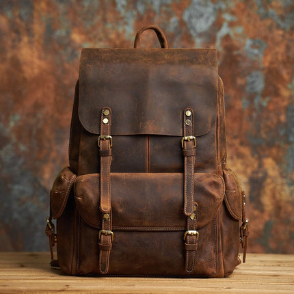 sac-a-dos-artisanal-cuir-patine-grandes-capacites