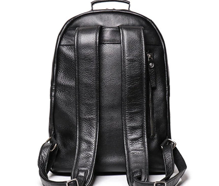 sac-a-dos-structure-marron-fermeture-zippee-grande-poche-frontale