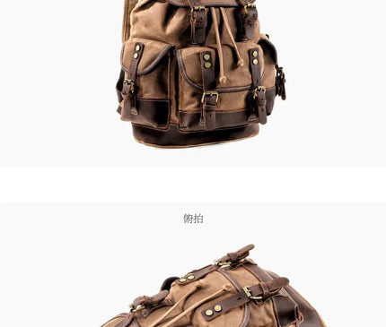 sac-a-dos-baroudeur-vintage-boucles-cuir-toile-resistante