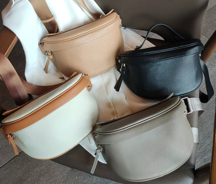 sac-banane-compact-blanc-marron-bretelles-ajustables