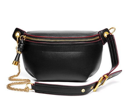 sac-banane-compact-noir-details-dores-chaine-amovible