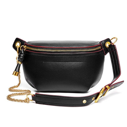 sac-banane-compact-noir-details-dores-chaine-amovible