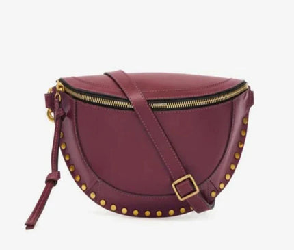 sac-banane-semi-circulaire-rivets-dores-bandouliere-ajustable