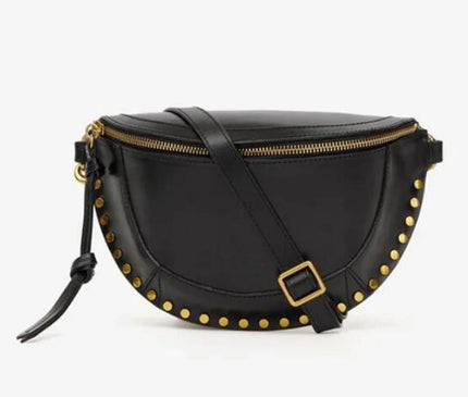 sac-banane-semi-circulaire-rivets-dores-bandouliere-ajustable