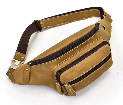 banane-en-cuir-marron-multiples-poches-zippees